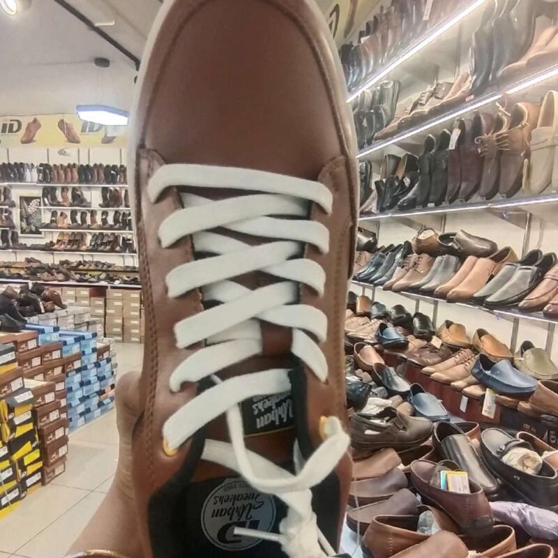 iD Tan Long Lace-Up Sneakers For Boy | Fashion for Boy's - Image 3