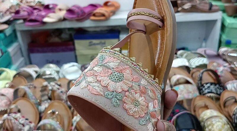 Women's Best Quality Kolhapuri Chappal Under - 299/ Latest Collection of Kolhapuri (Rose Gold / brown) - Image 2