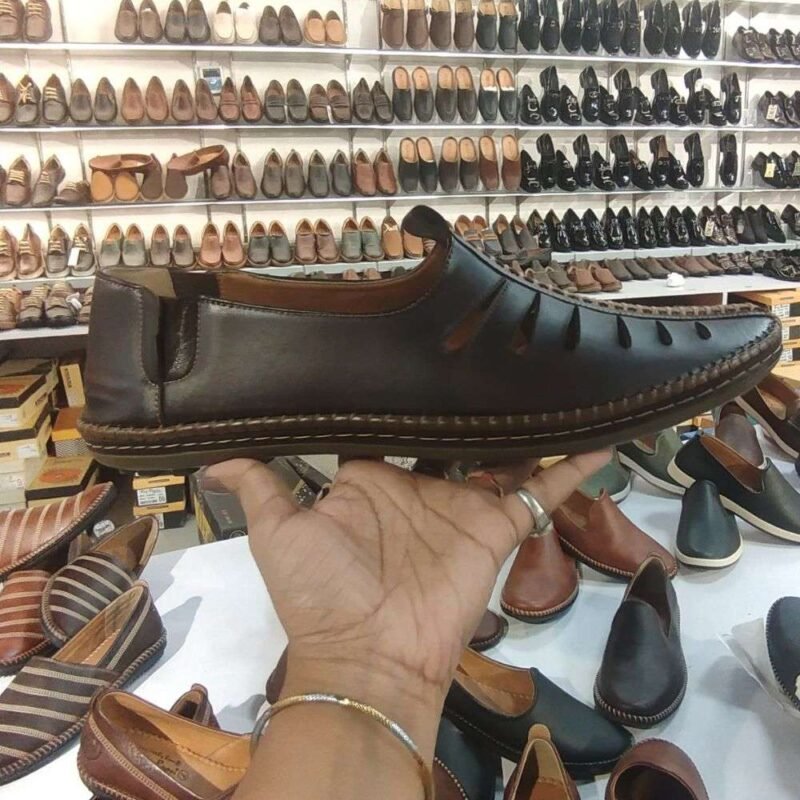 BIG-BOON Nagara Cutting Style Jutti for Mens | Jutti Design for Upper Age