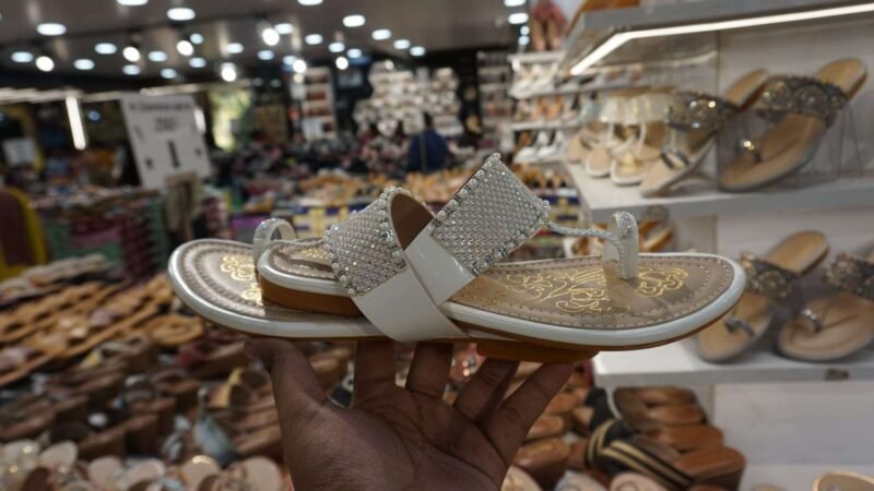 Kolhapuri Chappal For Women's Under 300/ Best Quality Latest Fashion of Kolhapuri (White) - Image 2
