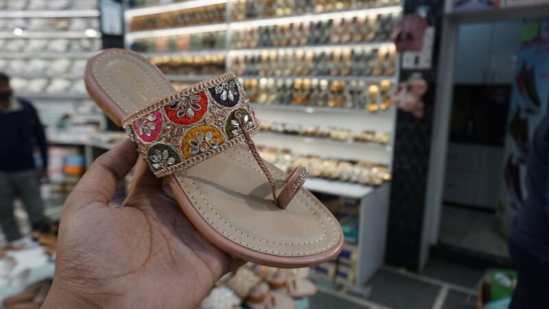 Kolhapuri Chappal For Women's Under 300/ Best Quality Latest Fashion of Kolhapuri (Colorful) - Image 3