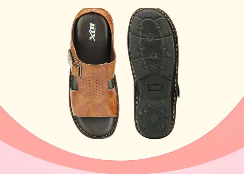 ID Tan Leather Sandals for Men | Best Quality Wear Daily Use - Image 3