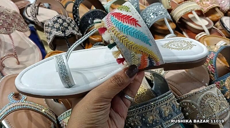 Kolhapuri Thread Design Chappal For Women - Image 3