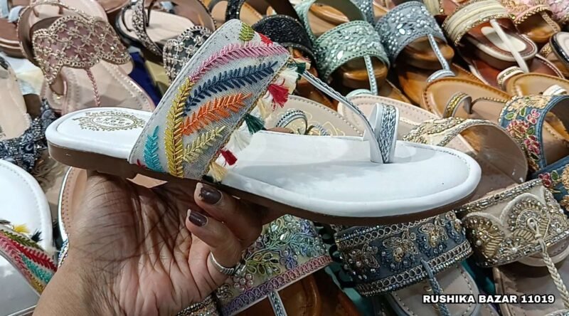 Kolhapuri Thread Design Chappal For Women