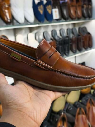 Premium Quality Men's Loafer Shoes Collection Under 1000/ Best For Formal Pants (Brown)