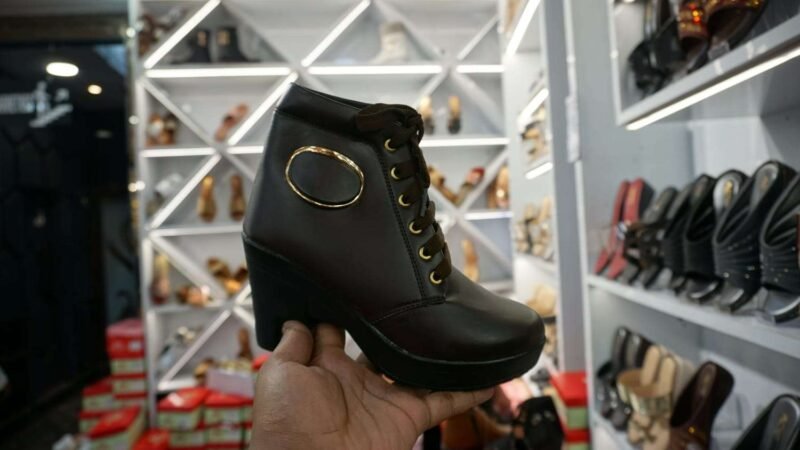 Girls Ankle-Long Boot Chocolate Brown, Comfortable & Stylish, Round Buckle Design | Girls Long Boot Under 399