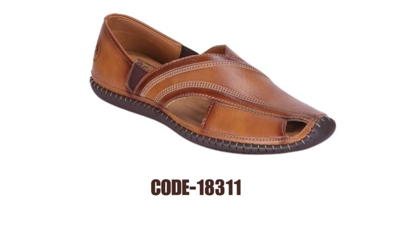 Big Boon Mojris Jutti For Men/ Best Quality Thread Design Style Jutti (Brown) - Image 4