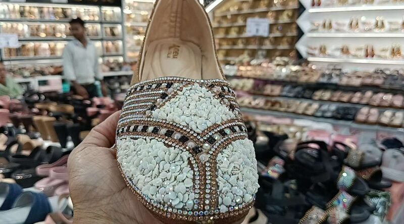 Punjabi Jutti For Women Under 500/ Best Quality Stone Work, Fashionable Patiala Jutties - Image 3