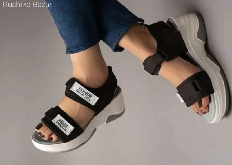 Stylish Platform Straps Sandals Perfect for Tracking or Morning Walk - Image 4