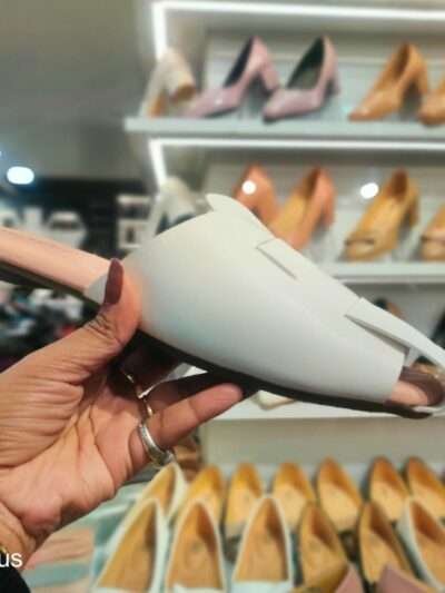 White cover sandal for women by Rushika Bazar