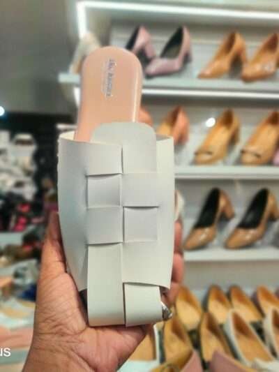 White cover sandal for women by Rushika Bazar