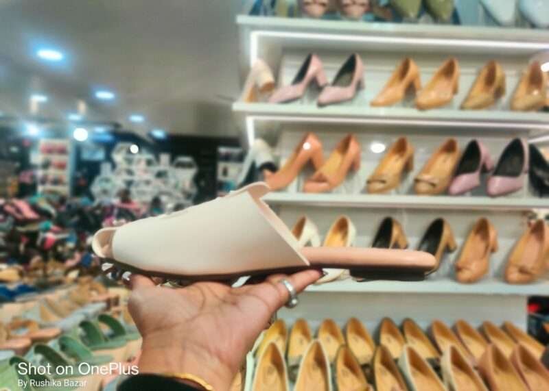 White cover sandal for women by Rushika Bazar