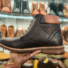Brown Long boot with zip design, brand - tiger hill, seller Rushika bazar