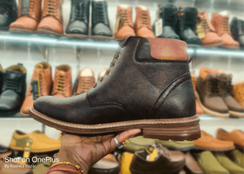 Brown Long boot with zip design, brand - tiger hill, seller Rushika bazar