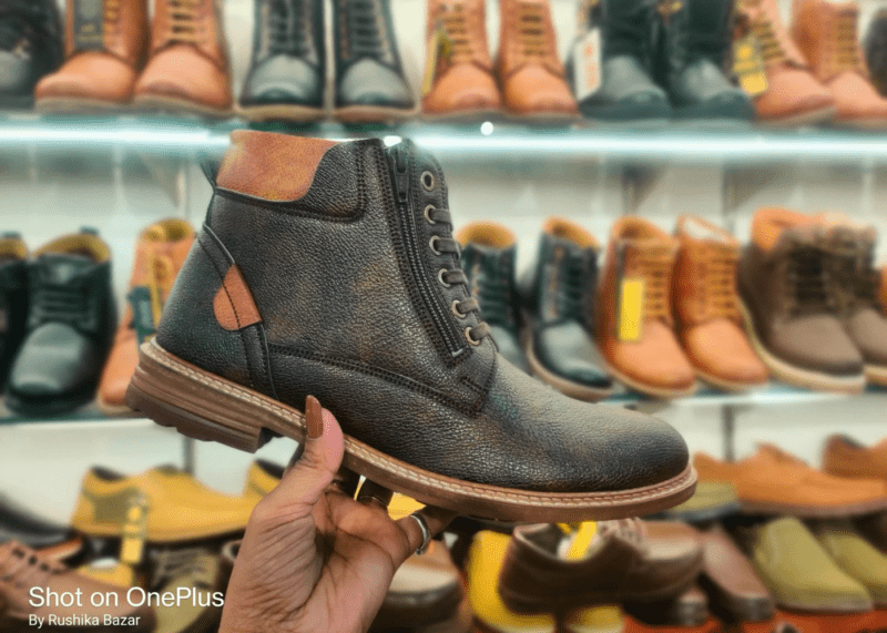 Brown Long boot with zip design, brand - tiger hill, seller Rushika bazar