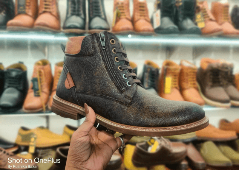 brown Long boot with zip design, brand - tiger hill, seller Rushika bazar