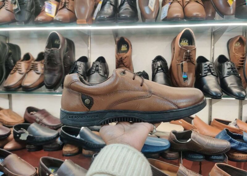 ID Leather Lace Up Breathable Shoes (Brown) Lace-Up Boots For Men - Image 4