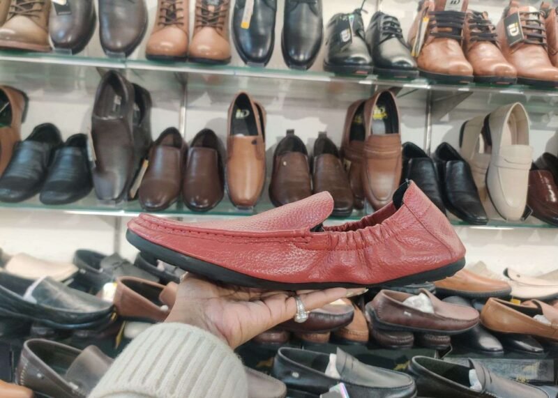 Elastic Loafer Shoes Branded for Men  ID Best Loafers Leather shoes (Red) - Image 2