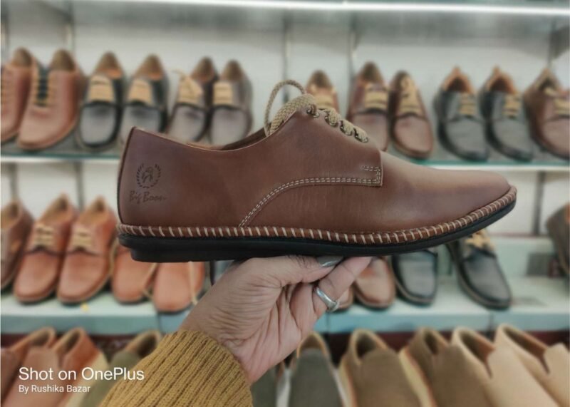 Big Boon Men's Casual Brown lace-up stylish Shoes - Image 4