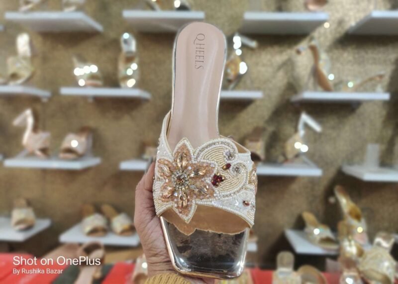 Star Design Party Wear Heels Sandal for Womens (Latest Design) - Image 3