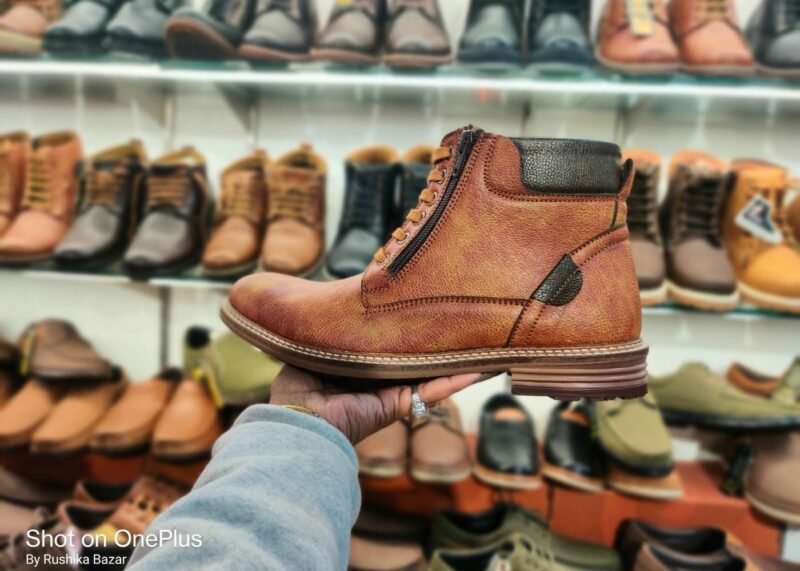 Tiger Hill Lace Up Boots for Men Zip Design Under 1000