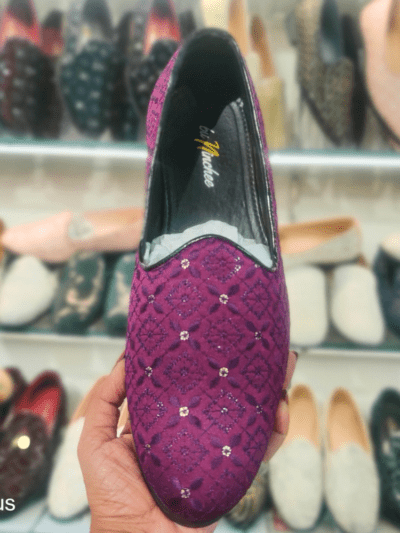 wedding traditional style jutti for Indo Western shoes for grome (Embroidery) by Rushika Bazar