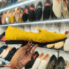 Haldi occasion traditional style jutti for Indo Western shoes for groom (Embroidery) by Rushika Bazar