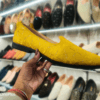 Haldi occasion traditional style jutti for Indo Western shoes for groom (Embroidery) by Rushika Bazar