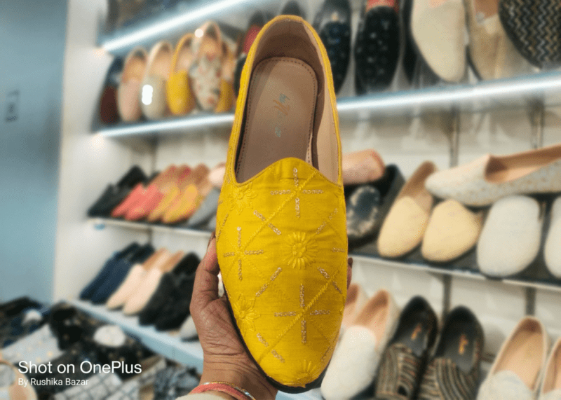 Haldi occasion traditional style jutti for Indo Western shoes for groom (Embroidery) by Rushika Bazar