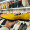 Haldi occasion traditional style jutti for Indo Western shoes for groom (Embroidery) by Rushika Bazar