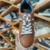 ID brown Lace up Sneakers for men by Rushika Bazar