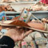 Hand Made kolhaputi chappal, embroidery design flat slippers foe women