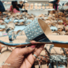 Stone design kolhapuri for women