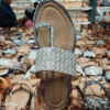 Stone design kolhapuri for women