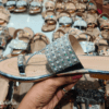 Stone design kolhapuri for women