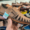 Synthetic Leather Brown Casual Sandal For Men