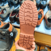 tan colour long boots with star logo