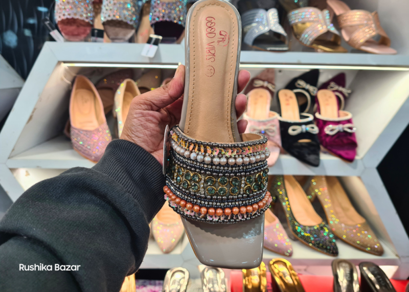 Moti Design - Jaipuri Style Sandals for Women (Multicolor) - Image 3