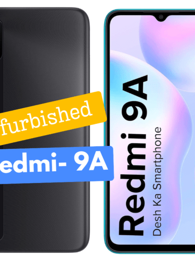 Redmi 9A - 2GB/32GB - Refurbished Smartphone Under 5000 by Rushika Bazar (Black)