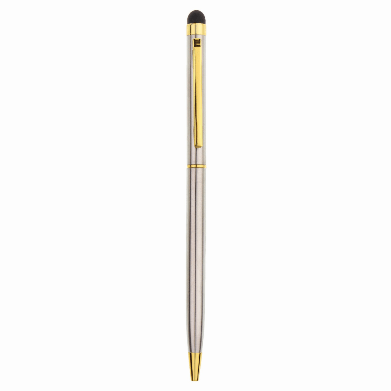 Stylus Pen for Android Mobile -Gold Silver Metal Ball Pen