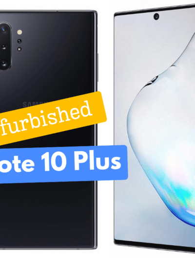 Samsung Note 10 Plus - 12GB/256GB - 4G Refurbished Mobile by Rushika Bazar (Black)