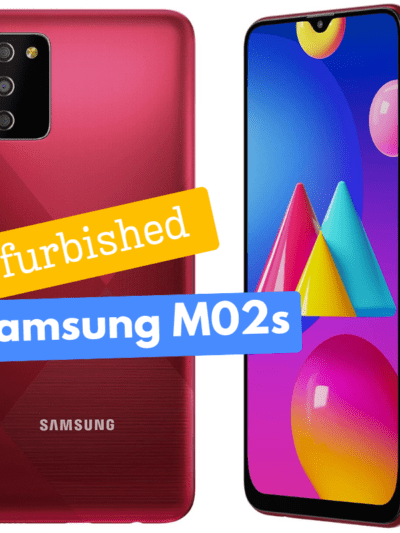 Samsung M02s - 2GB/32GB - Refurbished Mobile Under 5000 by Rushika Bazar (Black)