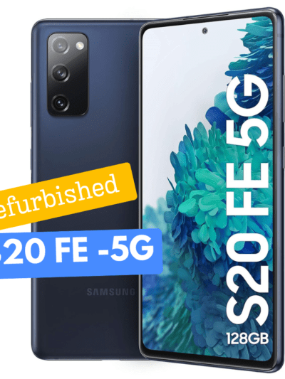 Samsung S20 FE- 8GB/128GB - 5G Refurbished Mobile by Rushika Bazar (BLUE)