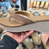 Straps Sandals Brown rhinestone by Rushika Bazar