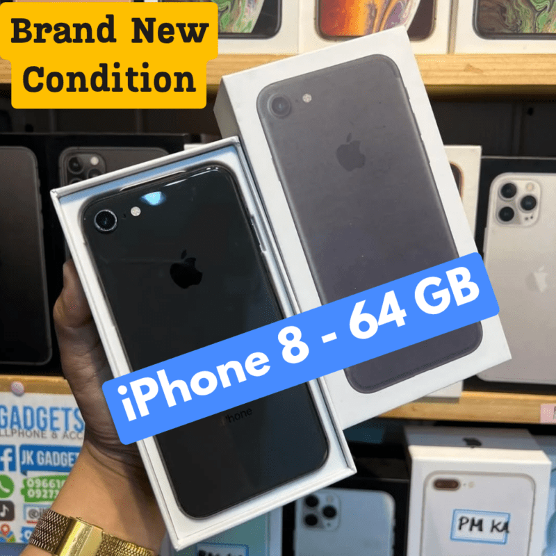 iPhone 8 64GB Black Refurbished Mobile (IPHONE 8 - 2 GB RAM ,64 GB ROM)