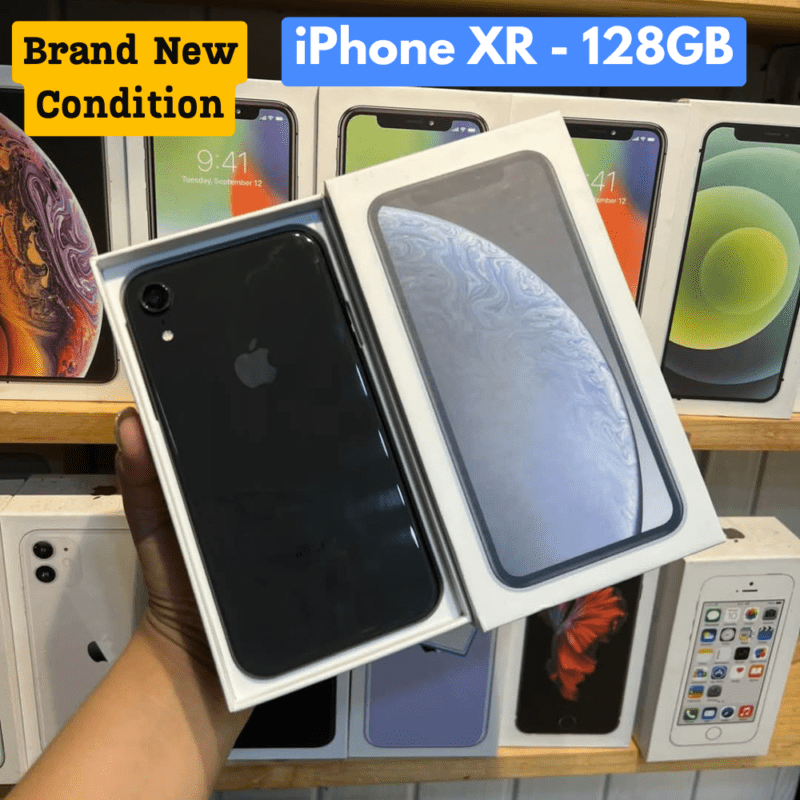 Apple iPhone XR 128 GB BLACK- iPhone xr / Refurbished Mobile